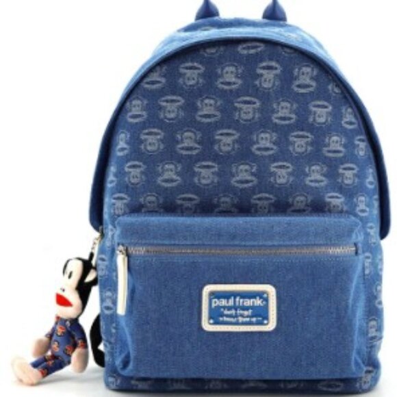 PAUL FRANK All Around Denim Backpack in Light Denim - Picture 2 of 9